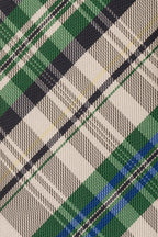 Checks Green White