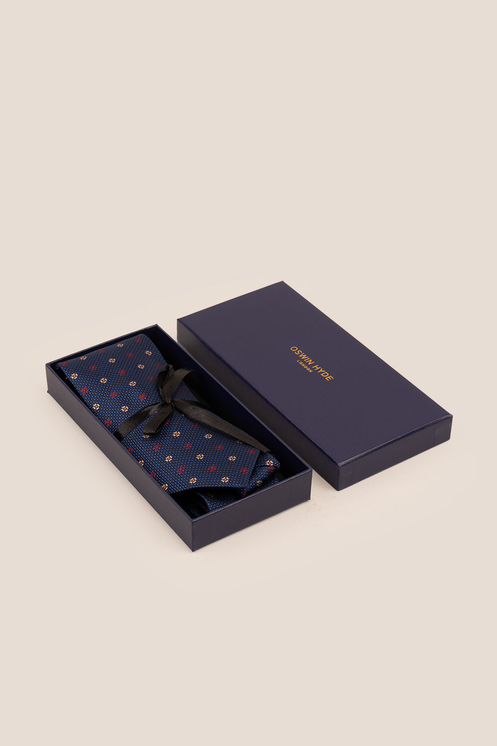 Chequered Floral Navy