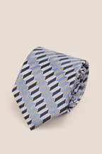Geometric Stripes Blues