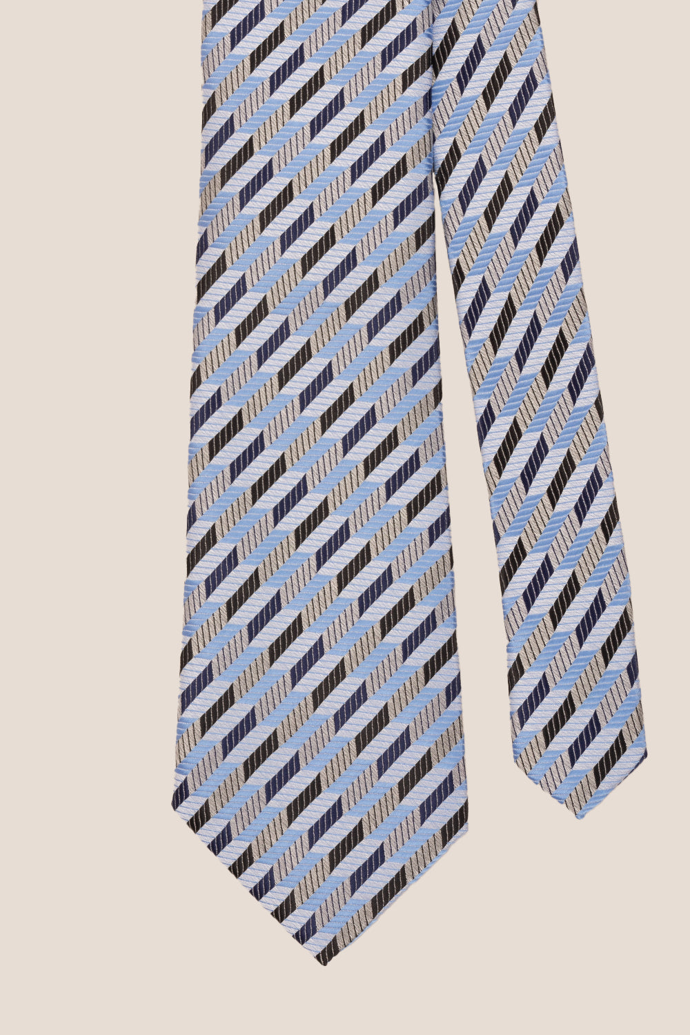 Geometric Stripes Blues