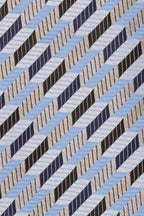 Geometric Stripes Blues