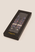 Blue Floral Clip On Braces