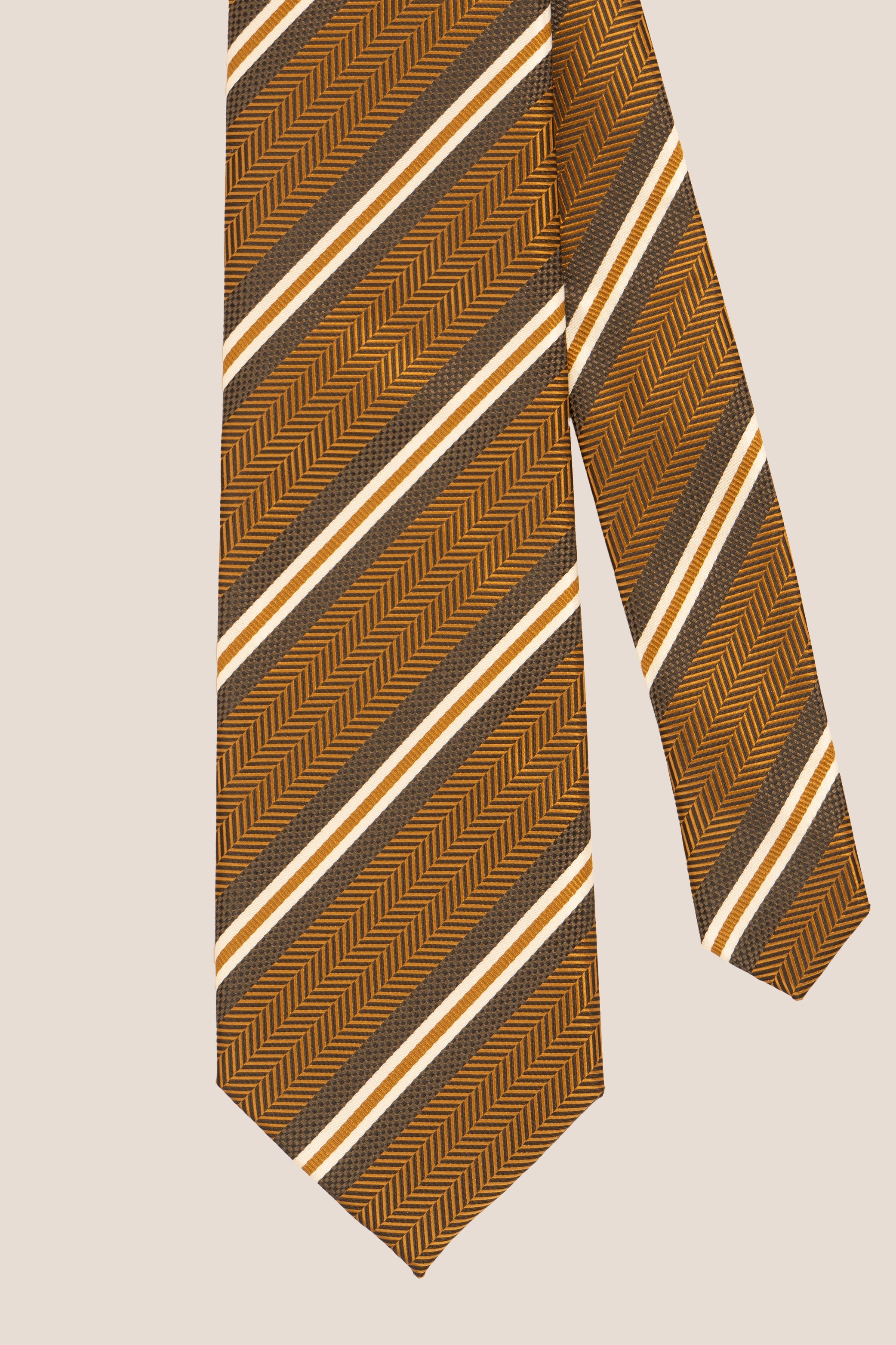Herringbone Stripes Copper