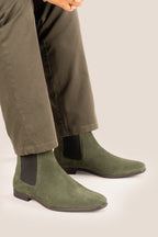 Darwin Green Suede