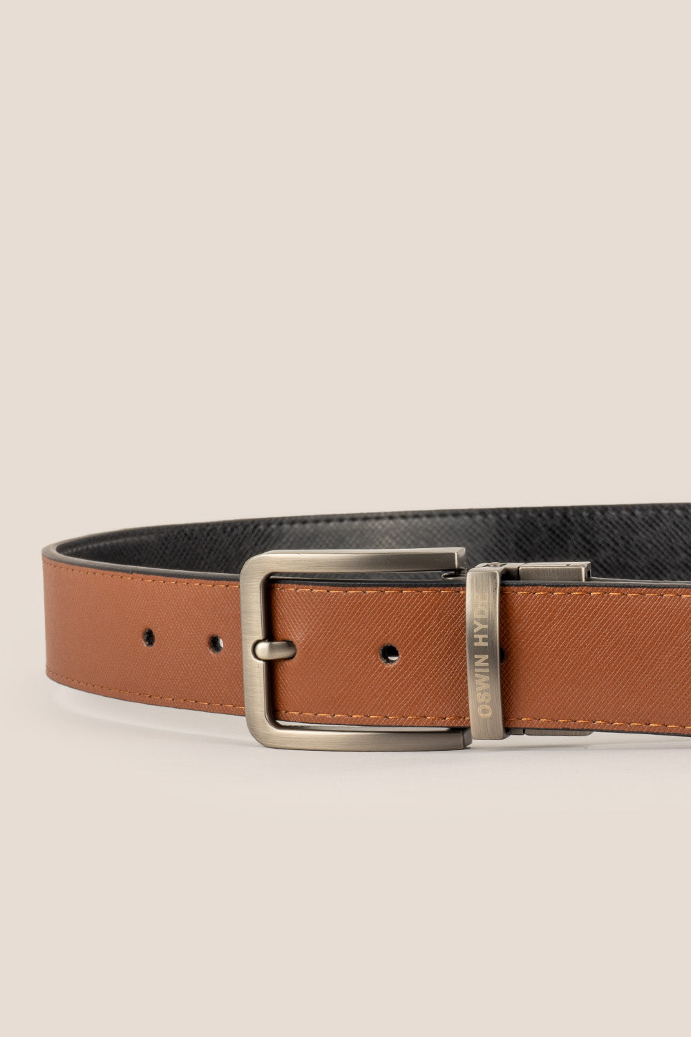 Claud Reversible Black Tan