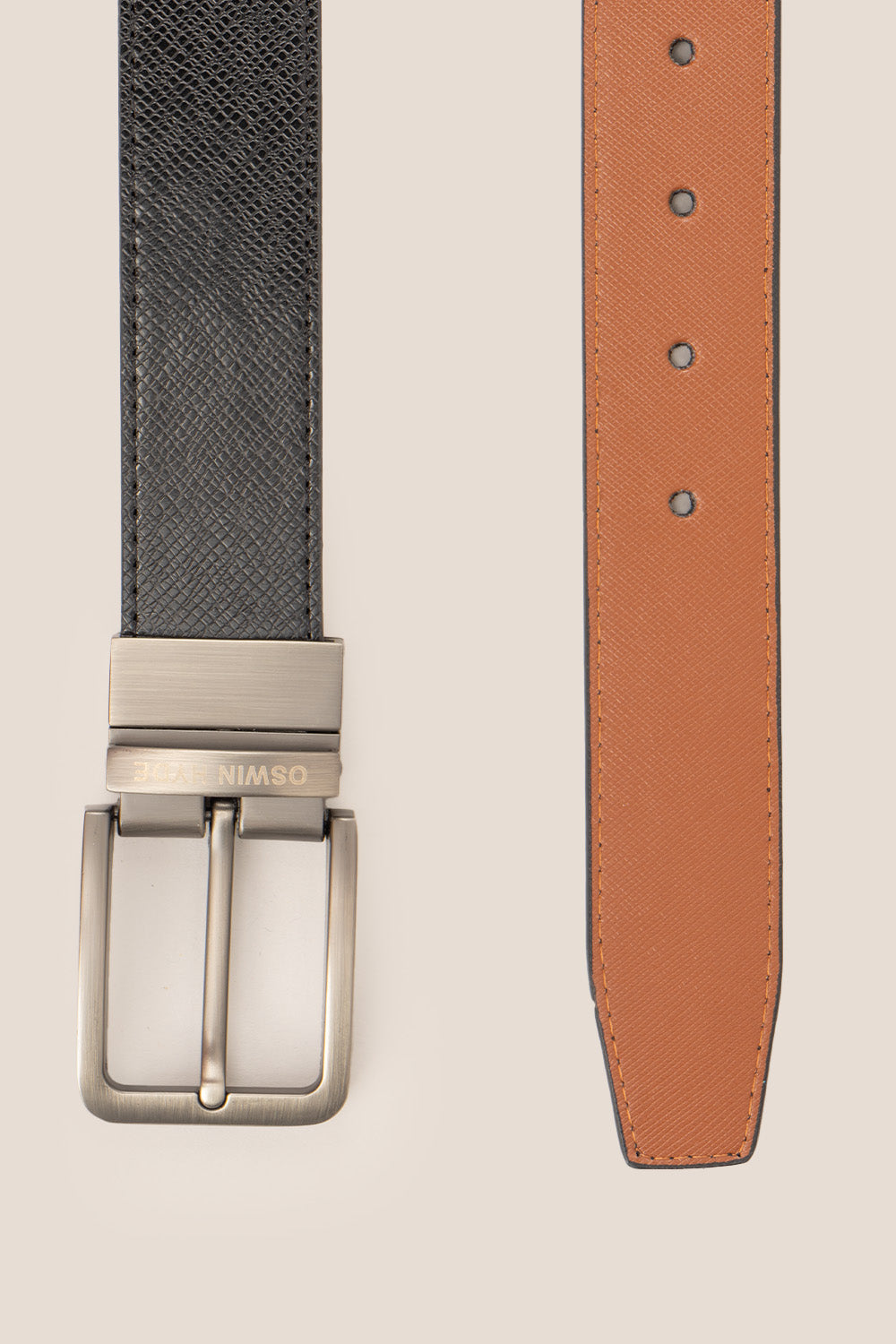 Claud Reversible Black Tan