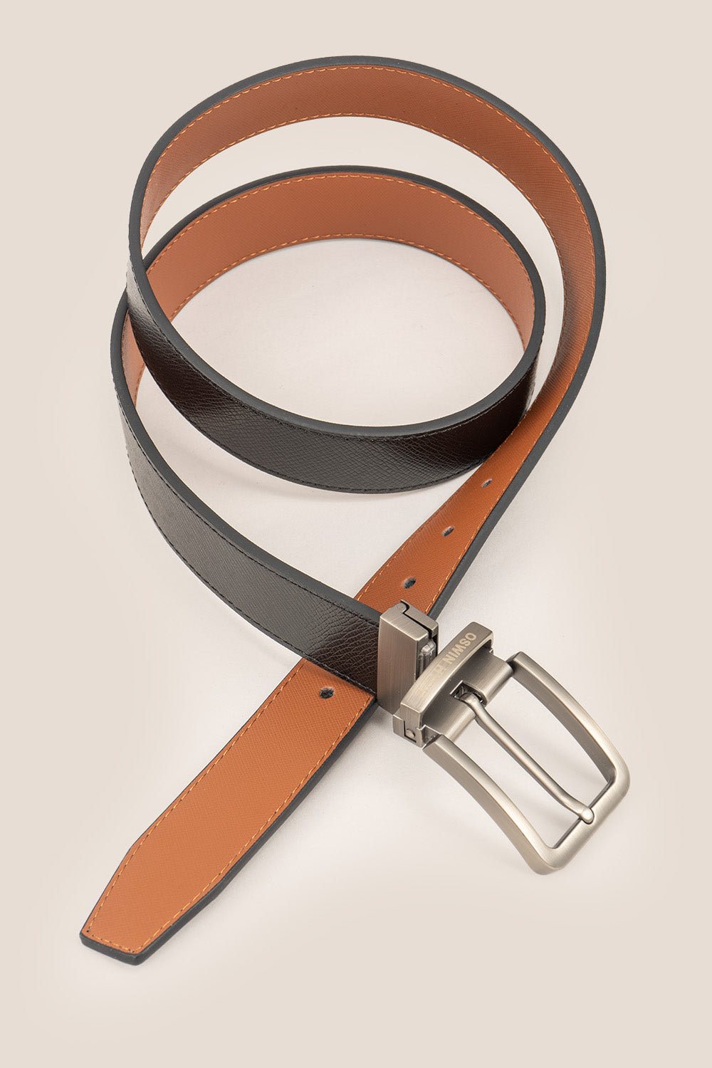 Claud Reversible Black Tan