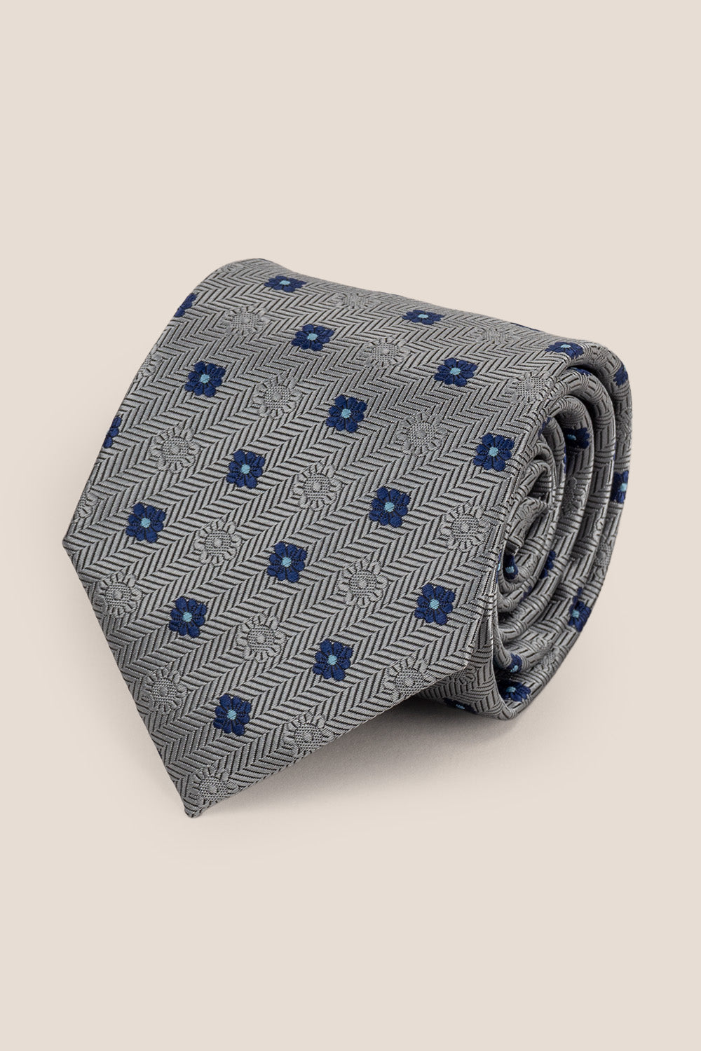 Stripes and Squares Grey