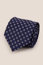 Geometric Squares Navy