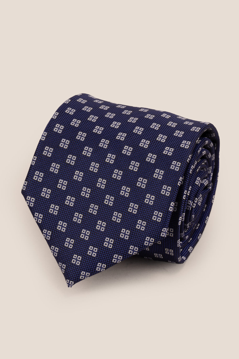 Geometric Squares Navy