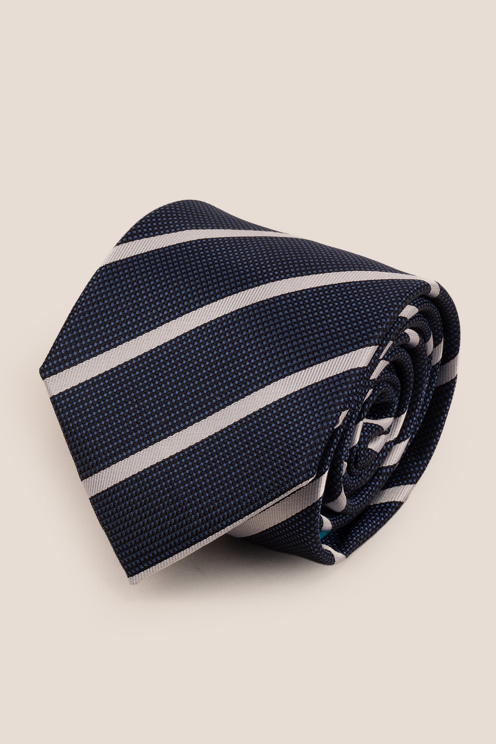 Stripe Navy White