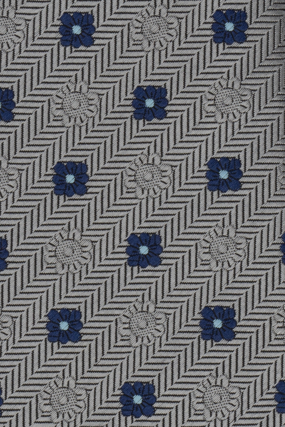 Stripes and Squares Grey