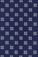 Geometric Squares Navy