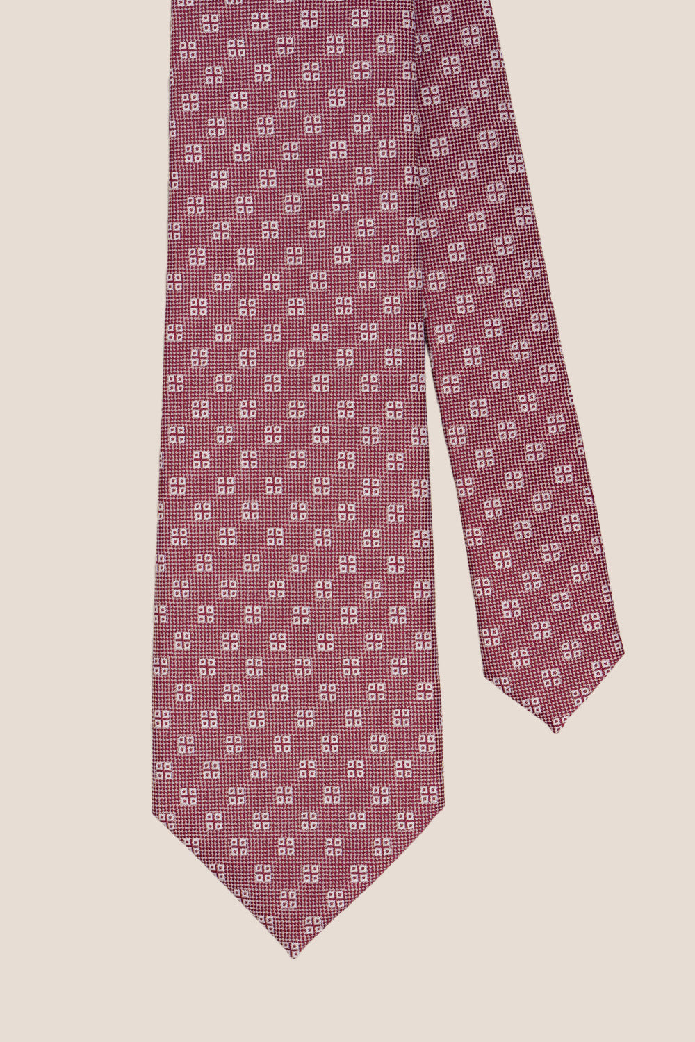 Geometric Squares Red