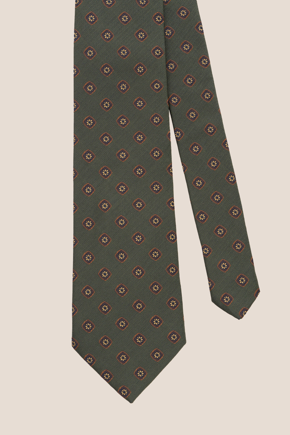 Vintage Geometric Green