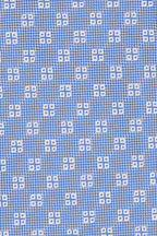 Geometric Squares Blue