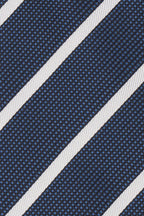 Stripe Navy White