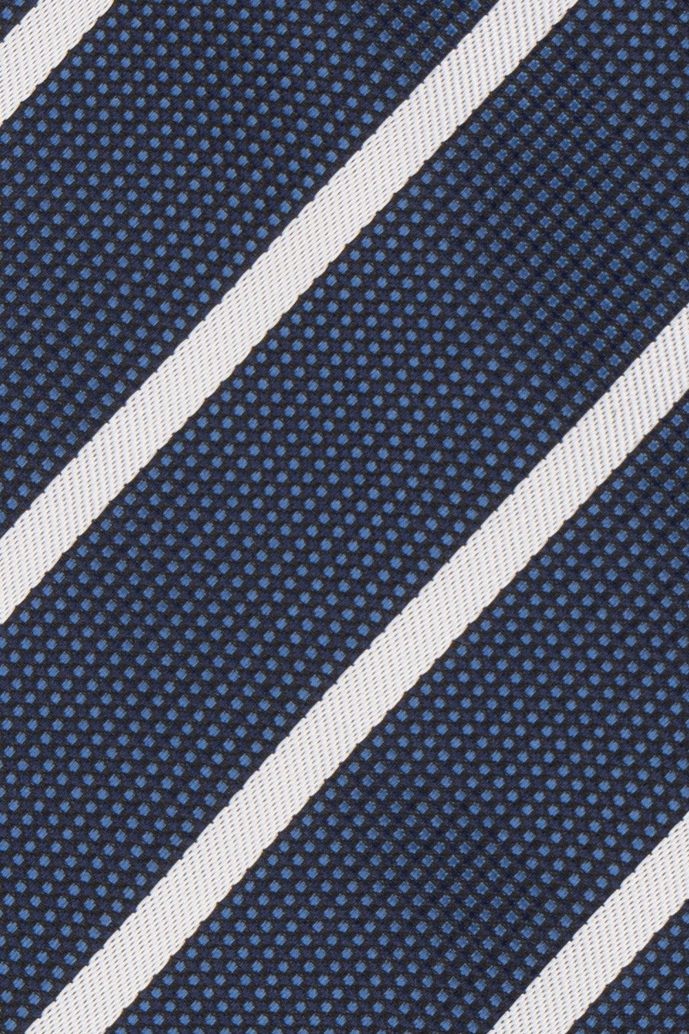 Stripe Navy White