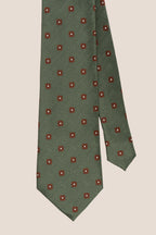Stripes and Squares Green