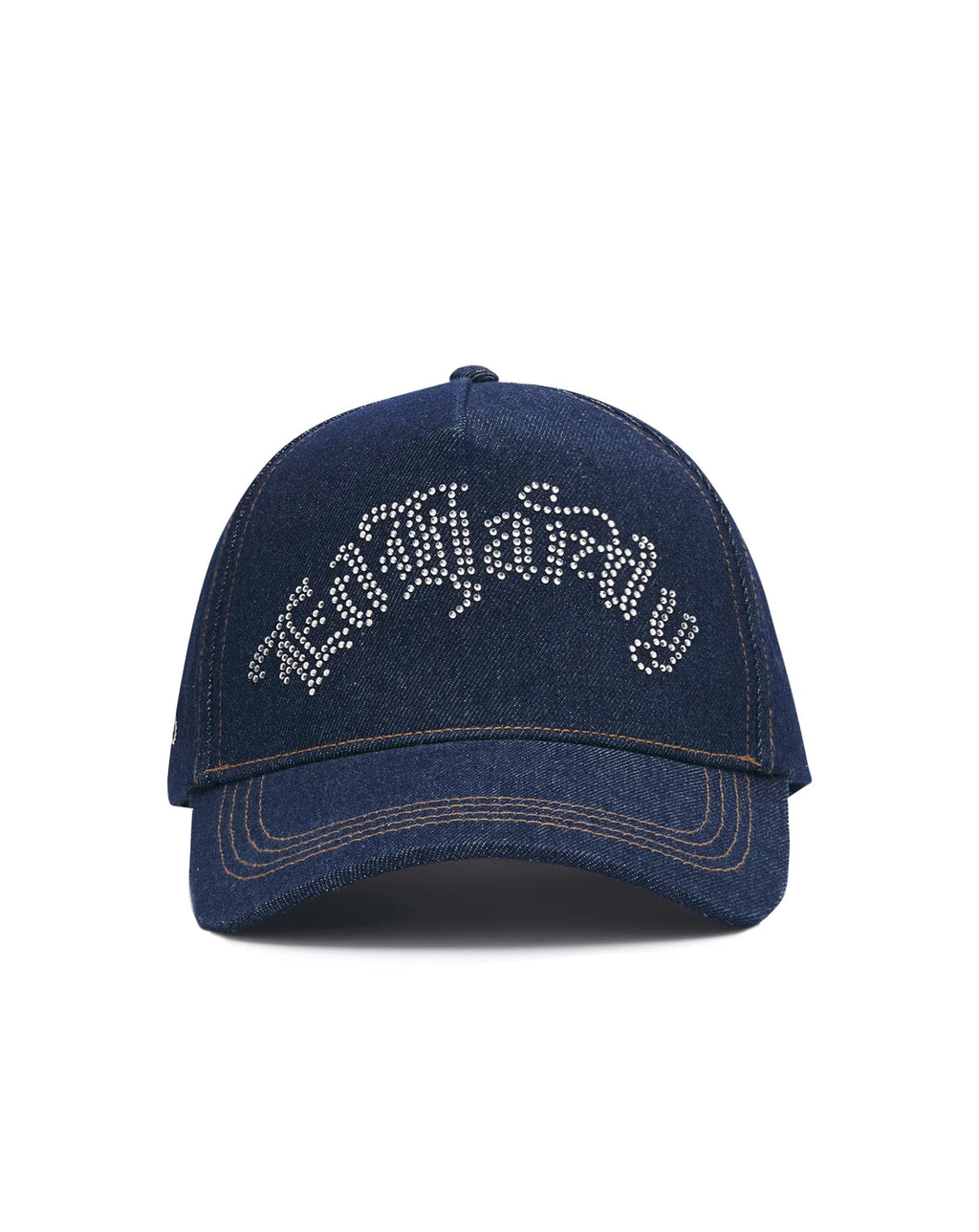 ED Hardy diamante Gothic 5 trucker cap DENIM