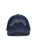 ED Hardy diamante Gothic 5 trucker cap DENIM