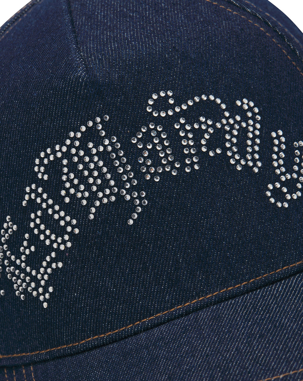 ED Hardy diamante Gothic 5 trucker cap DENIM