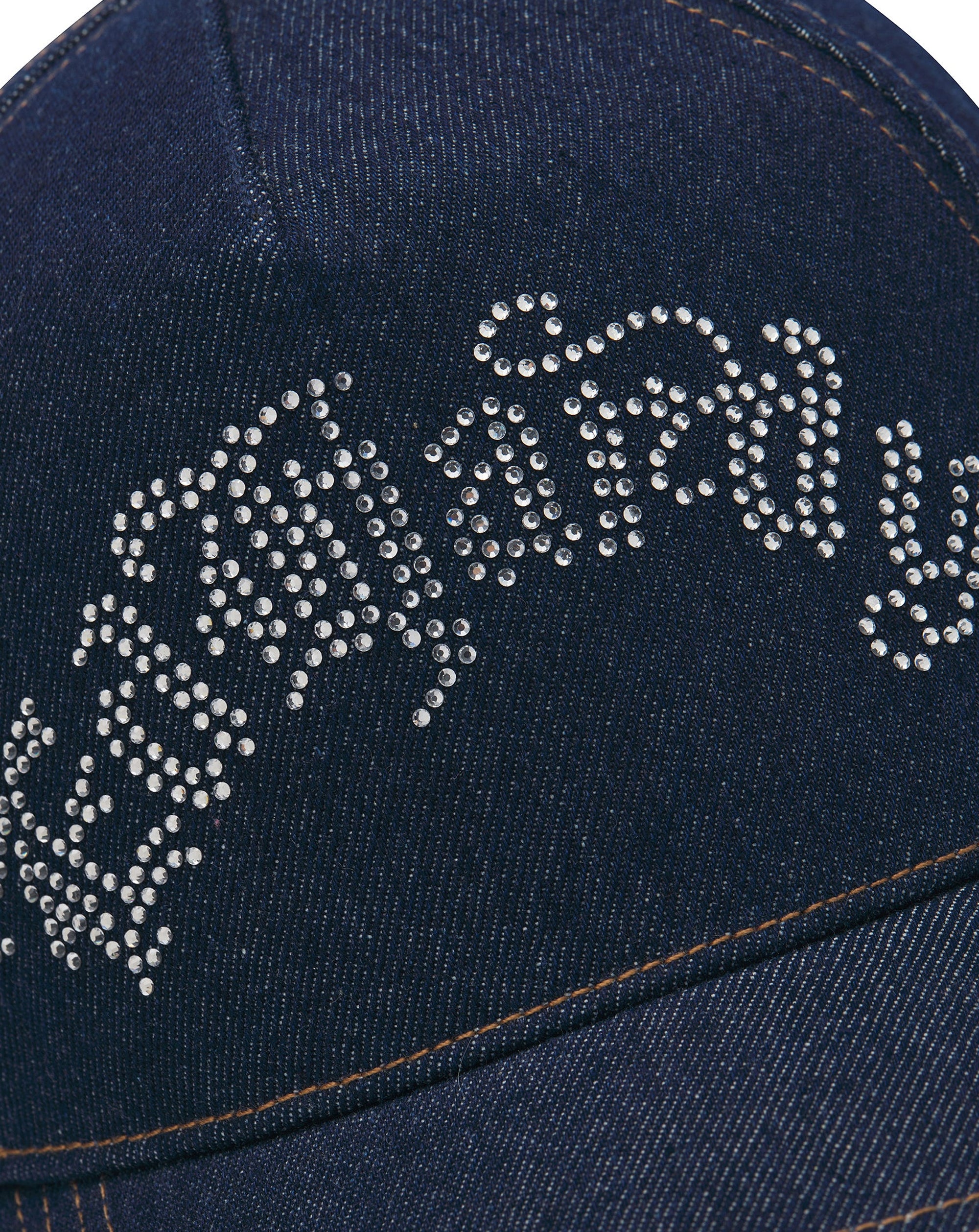 ED Hardy diamante Gothic 5 trucker cap DENIM
