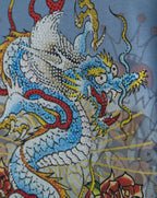 Ed Hardy City Diamante graphic relaxed t shirt BLUE