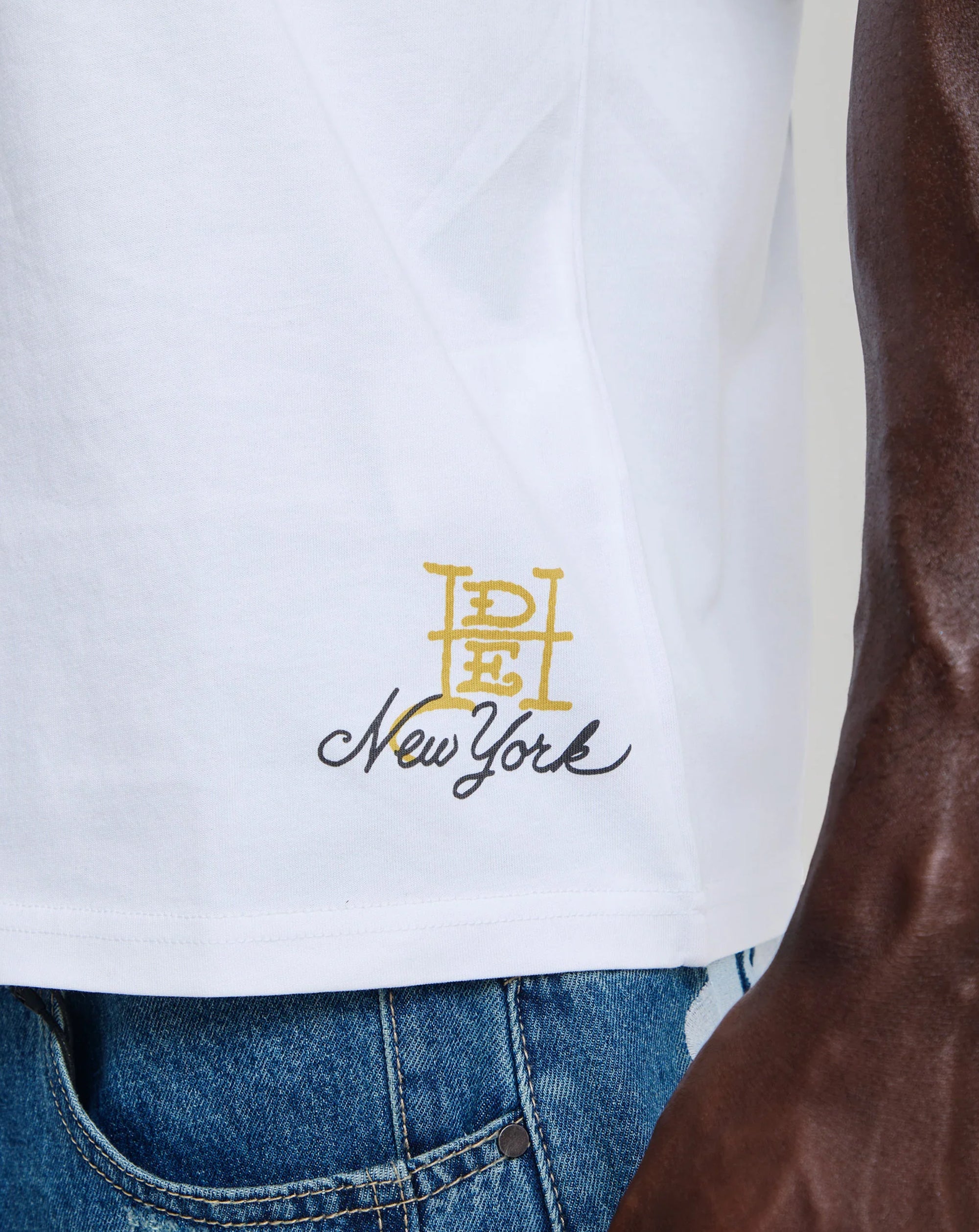 Ed Hardy Stay True graphic t shirt WHITE
