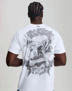 Ed Hardy Stay True graphic t shirt WHITE