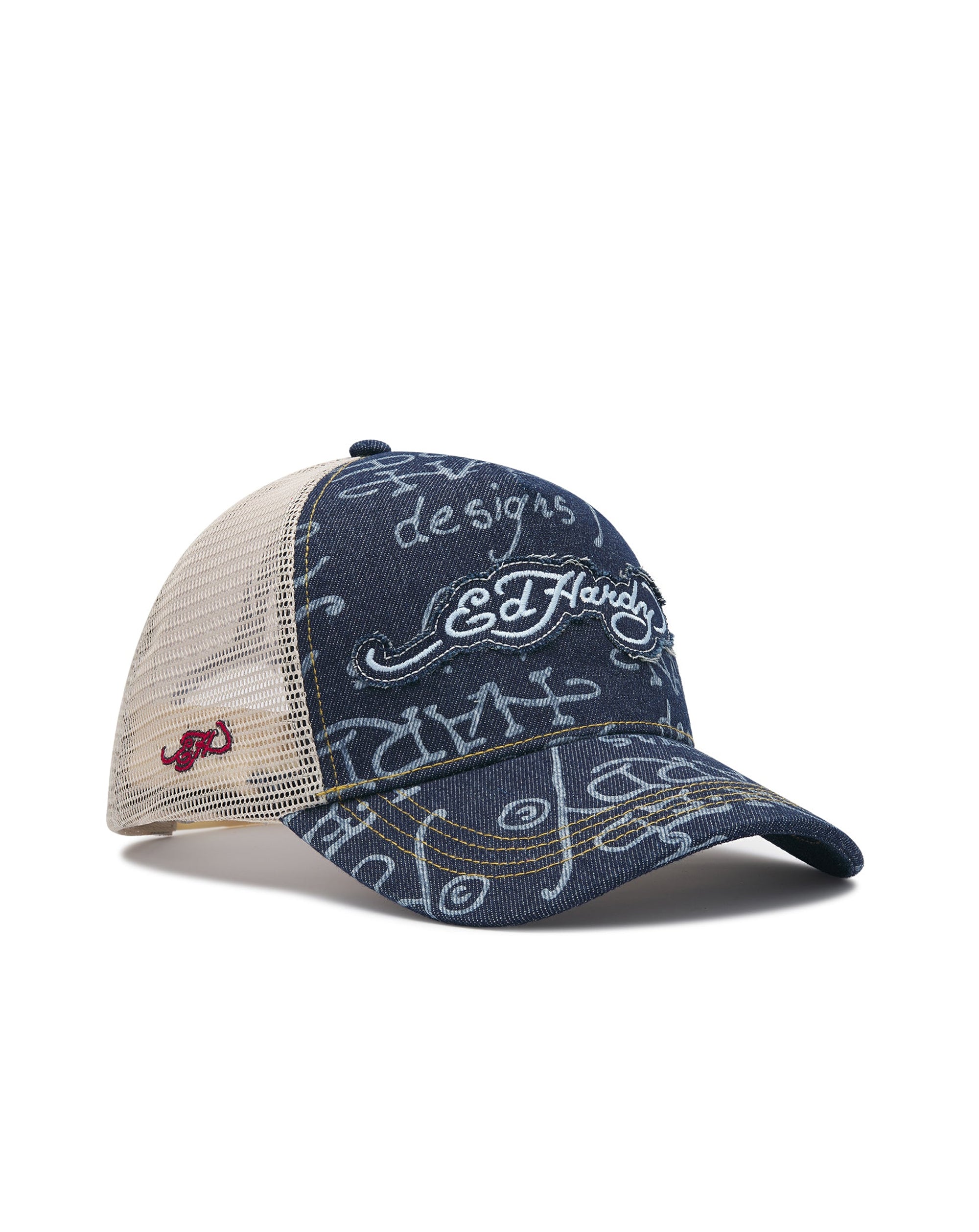Ed Hardy trucker cap DENIM BLUE
