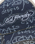 Ed Hardy trucker cap DENIM BLUE