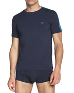 Emporio Armani Taped Seam T Shirt Marine