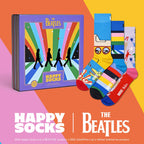 Happy Socks 3-Pack The Beatles Socks Gift Box, Blues