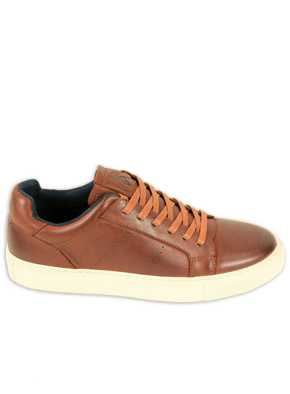 Front Bronx Leather Cup Sole Trainer Tan
