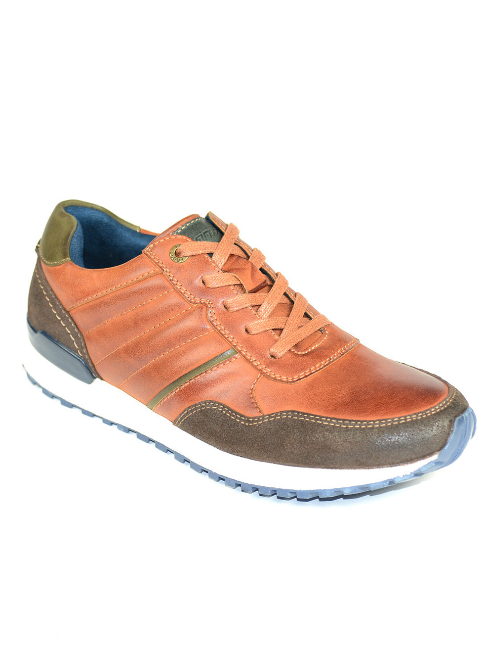 Front Ohio Tan Leather Trainers Tan/brown