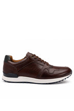 Front Pace leather trainer BROWN