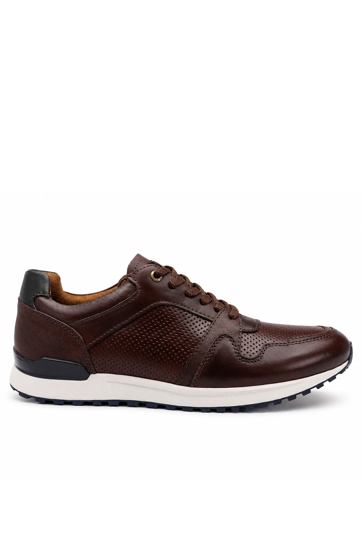 Front Pace leather trainer BROWN