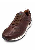 Front Pace leather trainer BROWN