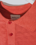 Gant Flamme Short Sleeve Polo Sunset Pink