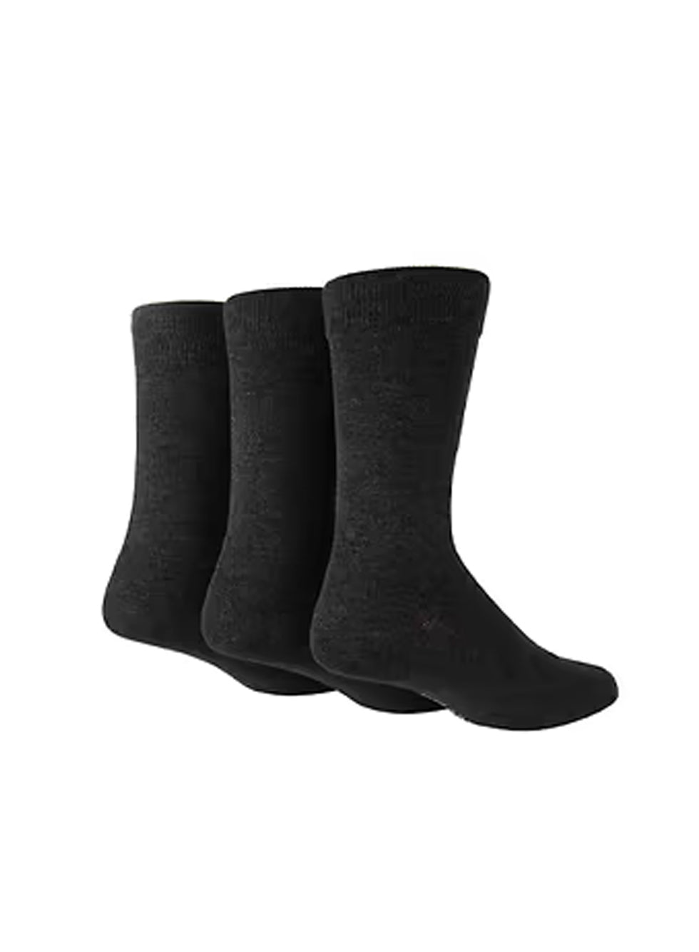 Glenmuir 3 Pack Plain Socks Bamboo Fibre Charcoal