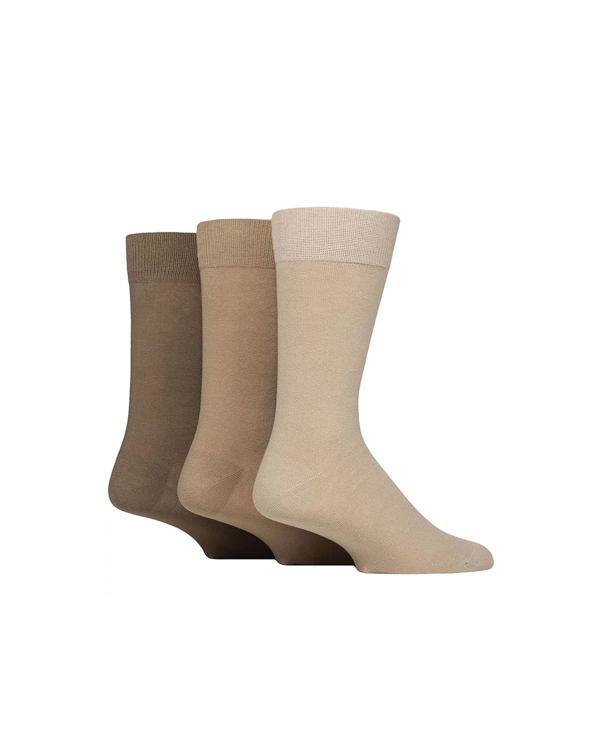 Glenmuir Cotton Rich Crew Socks BEIGE