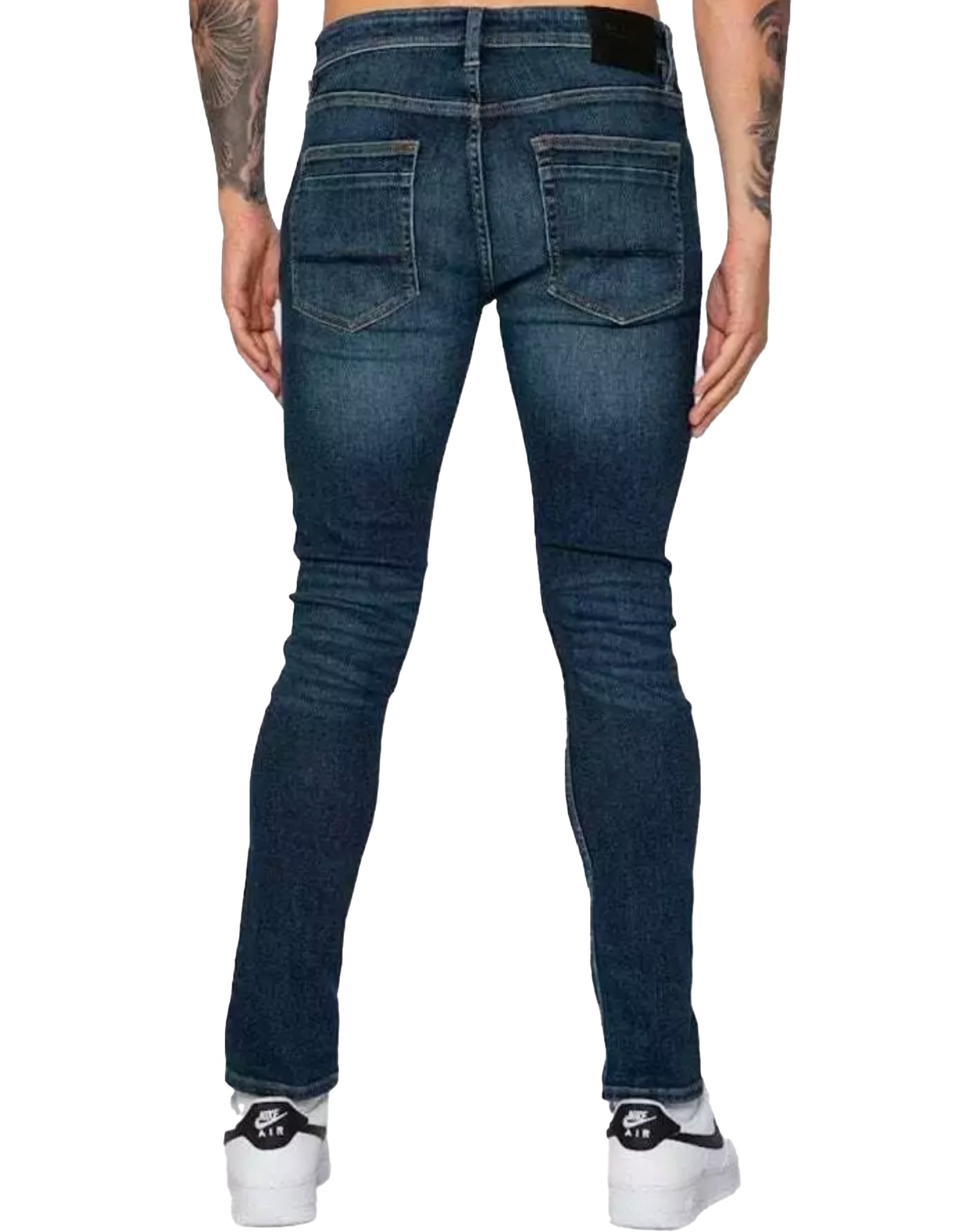 Grover Flextreme Rinse Wash Super Stretch Denim Slim Dark Wash