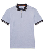 Guide London 1/4 Zip Polo Shirt Sky