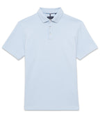 Guide London Cotton Detailed Polo Shirt Sky
