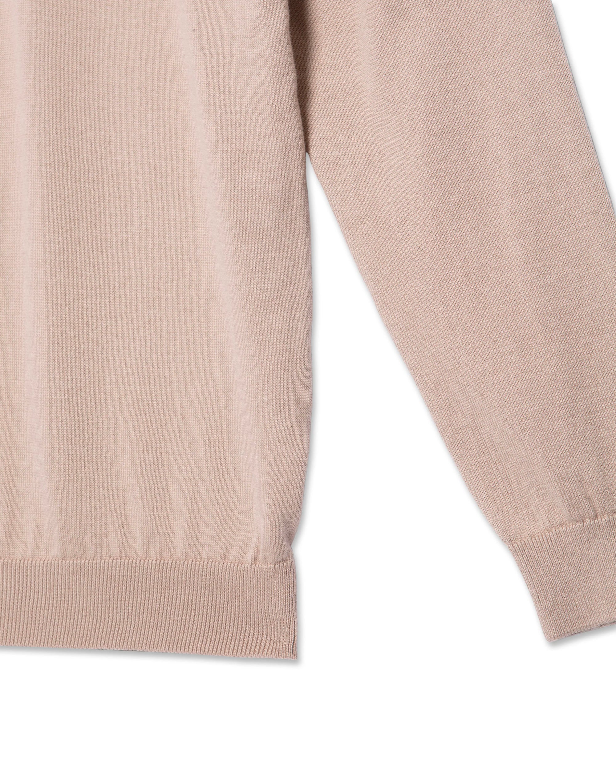 Guide Premium 1/4 Zip Cotton Sweater Stone