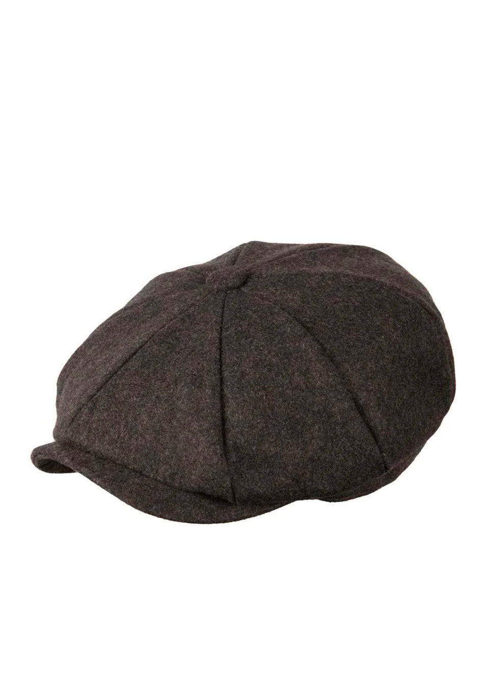 Heritage Traditions Carlyle Wool Melton Newsboy Cap Charcoal