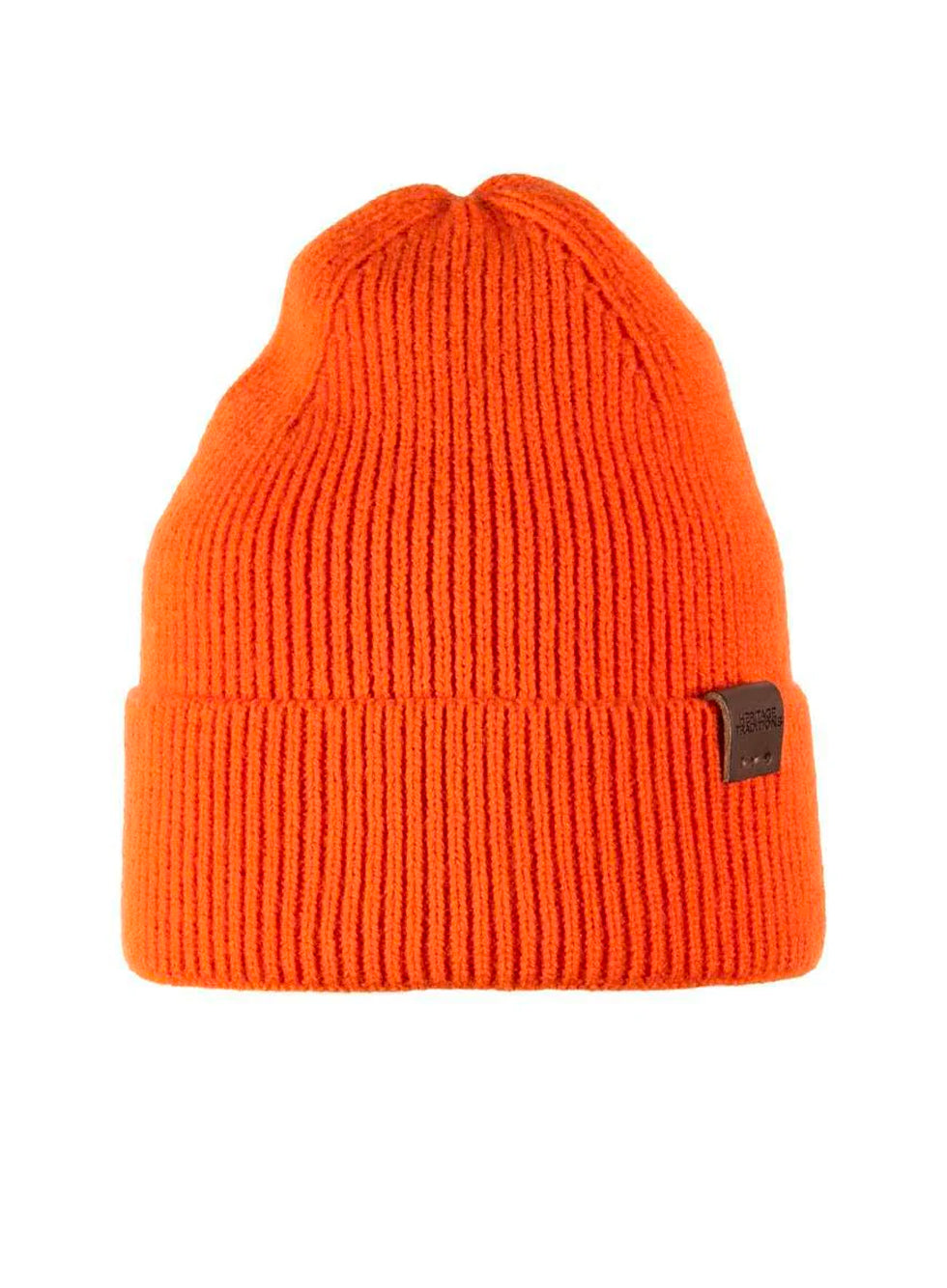 Heritage Traditions Fisherman Rib Beanie Hunting Orange