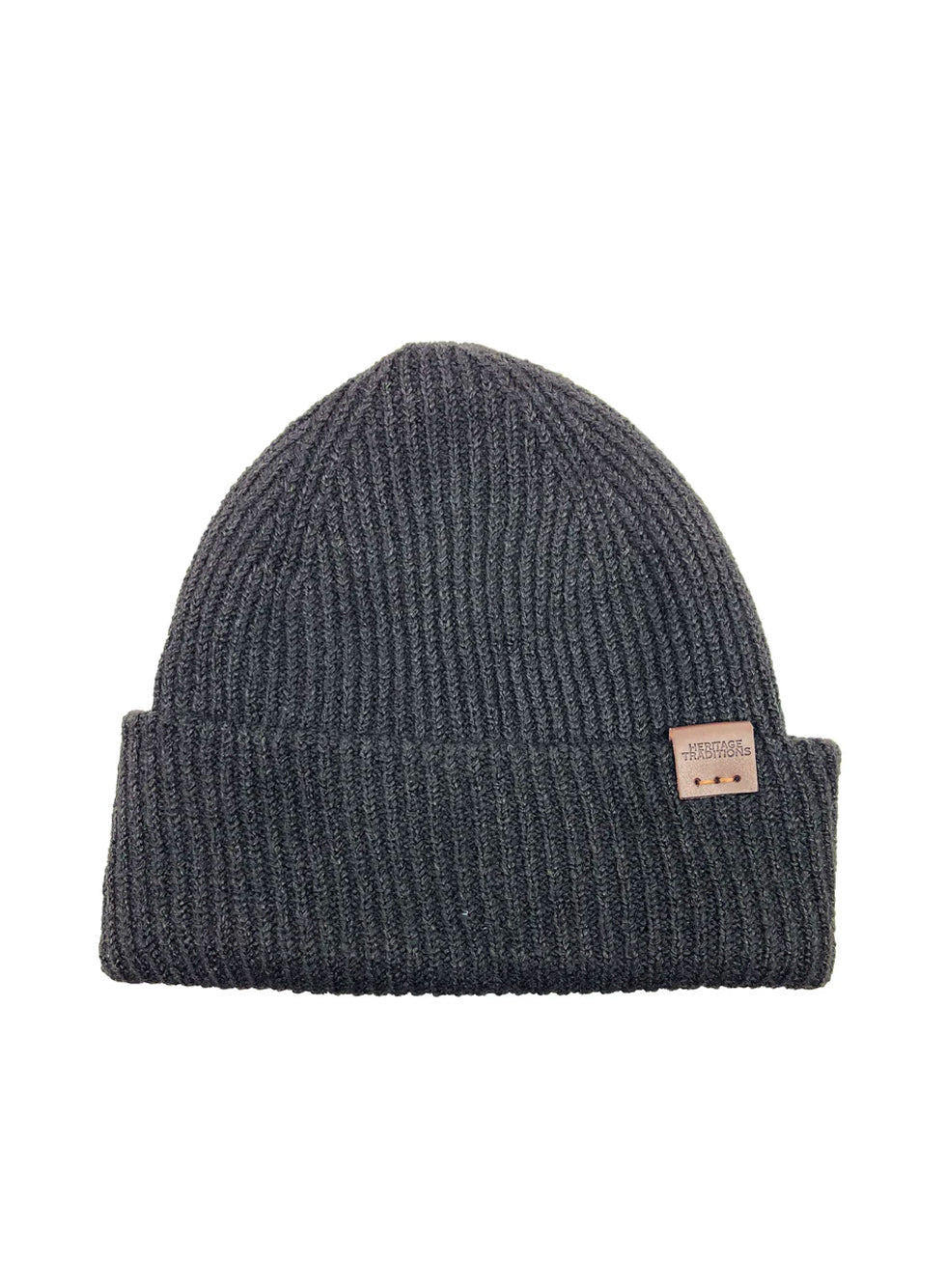 Heritage Traditions Fisherman recycled Beanie Black