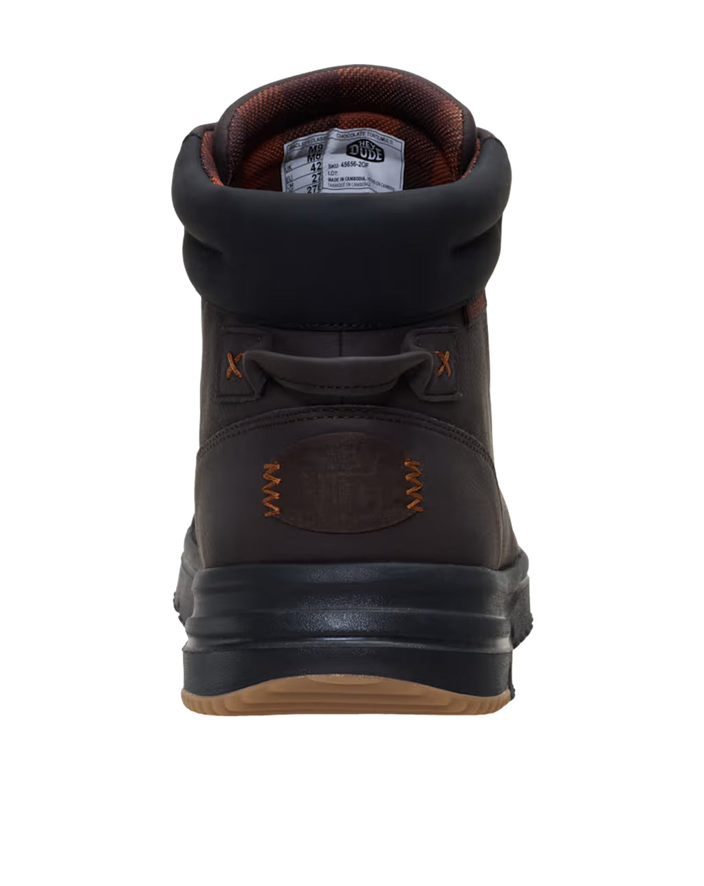 Hey Dude Bradley II Classic Boot Easy On System Chocolate Torte/Multi